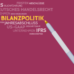 Bilanzpolitik/Internationale Rechnungslegung (mit Betreuung)